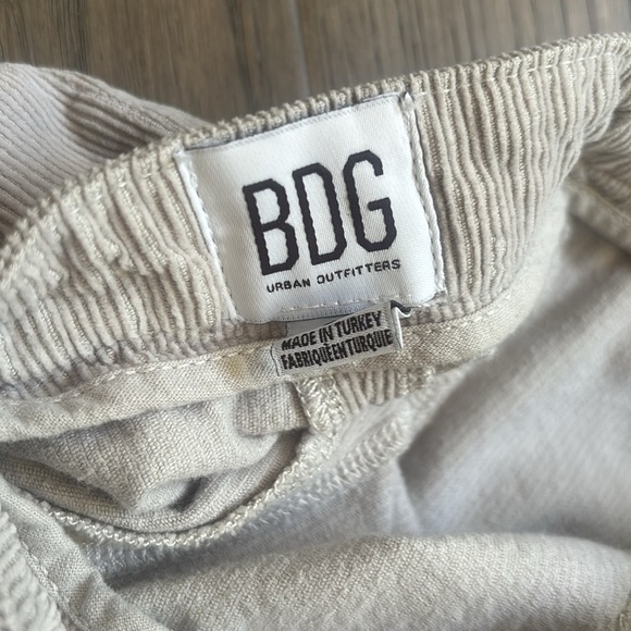 BDG | Urban Outfitters Grey Corduroy Pleated Skater Skirt Size Small - Picture 5 of 12